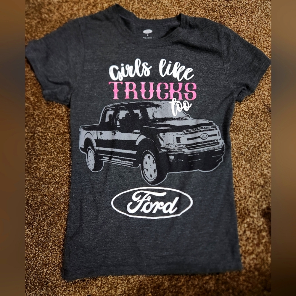 Ford Girls Truck T-Shirt Small